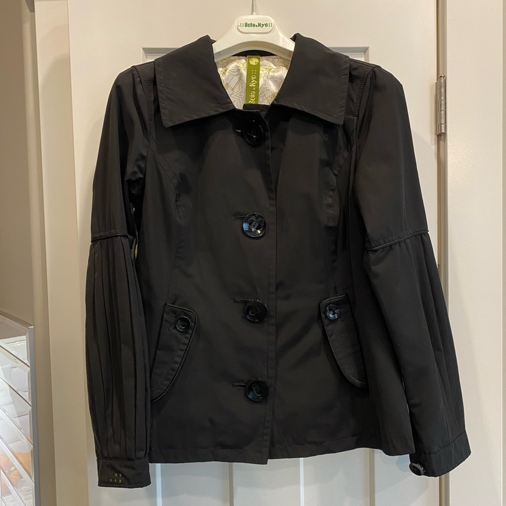 Soia & Kyo Black Trench Coat